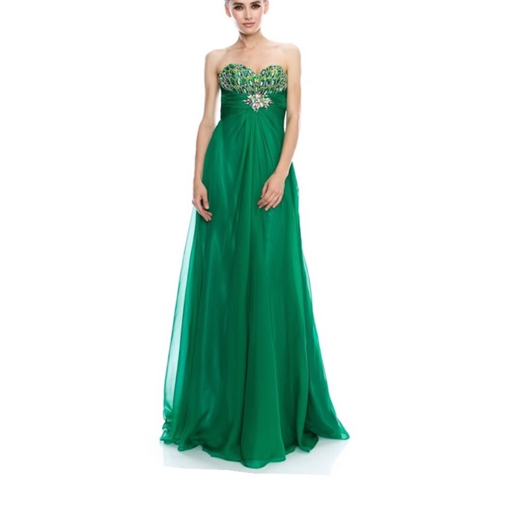 Emerald Green Formal Dress